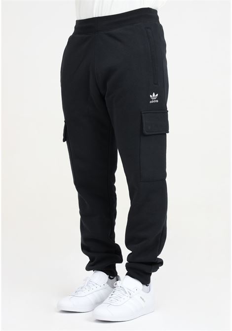 Pantalone sportivo Trefoil Essentials Cargo nero da uomo ADIDAS ORIGINALS | IP2755.